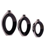 گلدان دکوری مدل زرین مجموعه 3 عددی