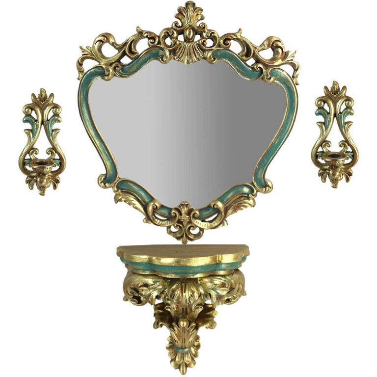 آینه مدل Artico به همراه کنسول و 2 عدد شمعدان