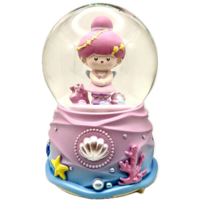 گوی موزیکال مدل پمپی طرح شاهزاده دریایی کد PA748