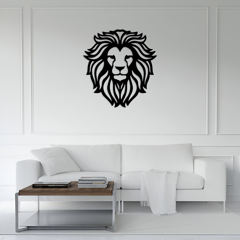 6b642e466f07572f66adc0a2d6063464 دیوارکوب مدل شیر فلزی کد zb9-2