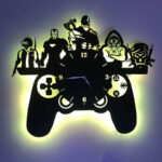 ساعت دیواری مدل شخصیت های گیمینگ