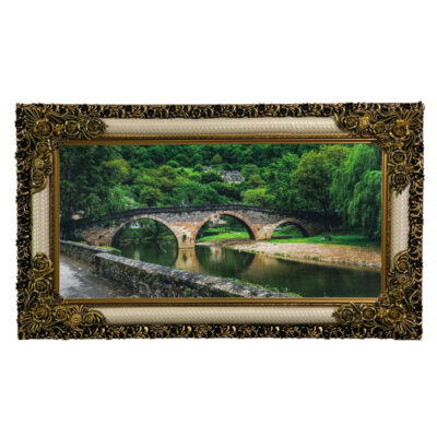 تابلو فرش ماشینی طرح دستبافت مدل پل کد 8077