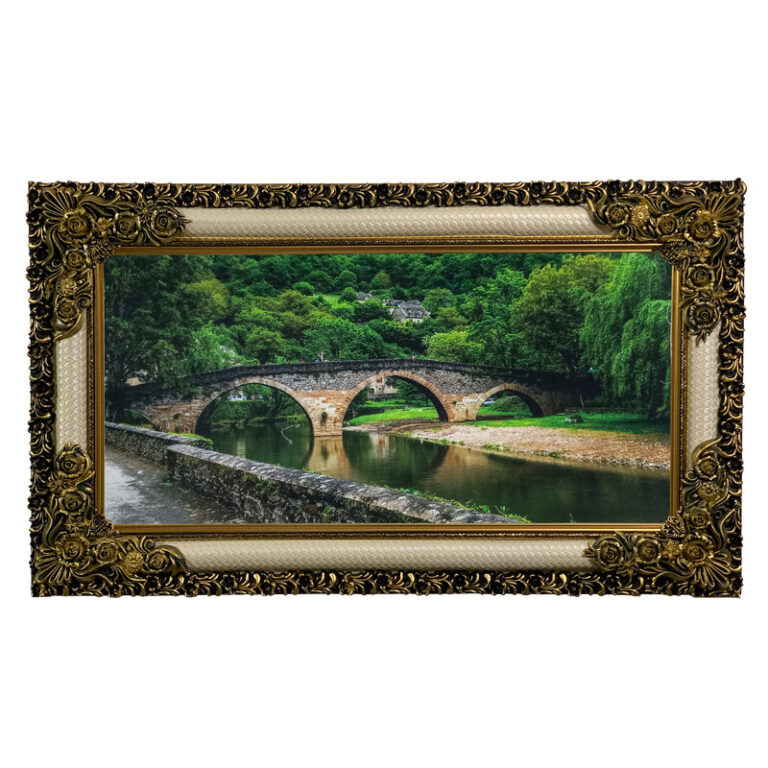 تابلو فرش ماشینی طرح دستبافت مدل پل کد 8077