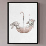 تابلو مدل Rabbits umbrella کد 2489011064