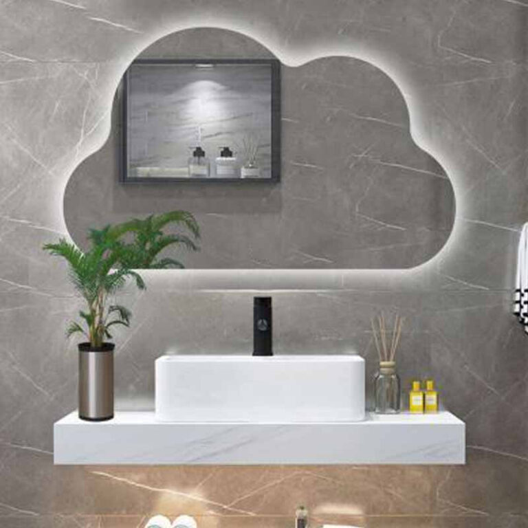 آینه بک لایت الف مدل ابر کد BA-70-60