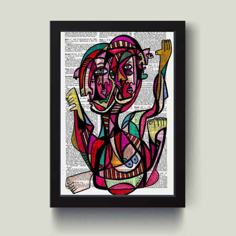 تابلو مدل چهره در چهره کد G11-34