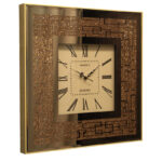 ساعت دیواری مدل آیینه ای کد 1101B به همراه تابلو آینه