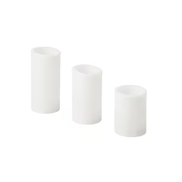 6dcc6871a0b3b4272dbb123dd498ba38 شمع ال ای دی ایکیا مدل ADELLOVTRAD بسته 3 عددی