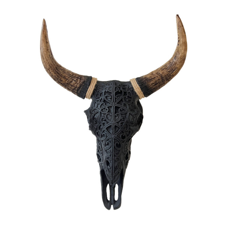 مجسمه طرح جمجمه گاو کد 660