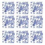 رومیزی مدل مخمل کد M00186 بسته 9 عددی