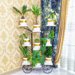 استند گلدان دکومرآت مدل سرو