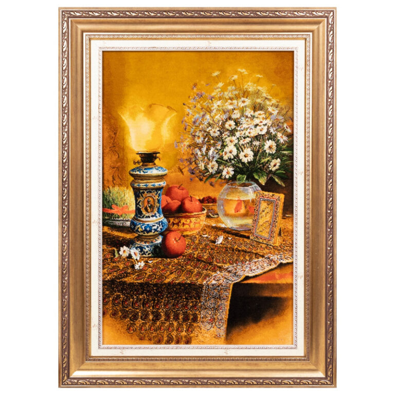 تابلو فرش دستباف سی پرشیا مدل سفره ایرانی کد 903762