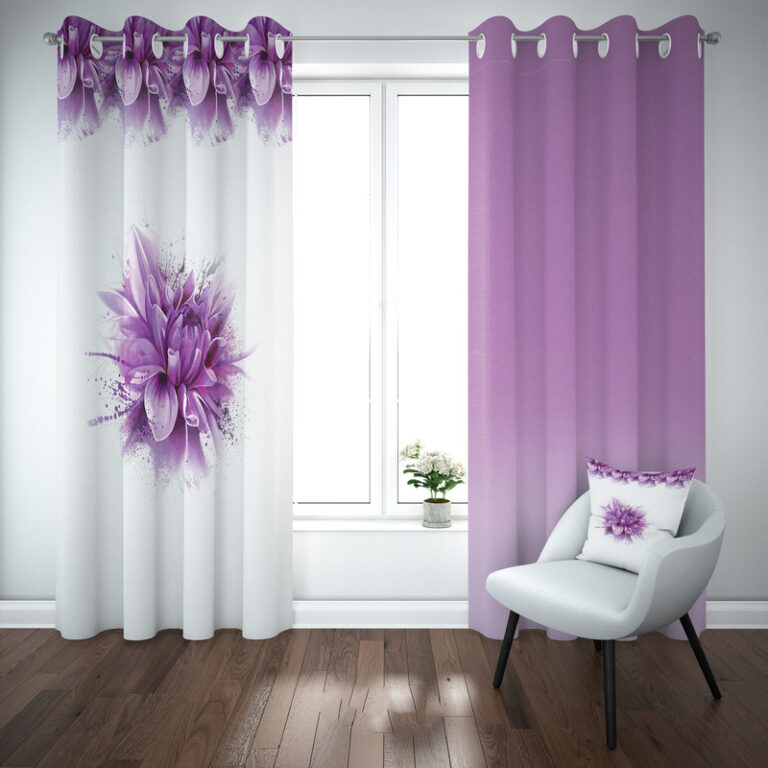 پرده مدل b1458 سایز 140×280 سانتی متر