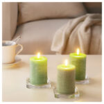 شمع ایکیا مدل FORSOKA کد 21523 بسته 3 عددی