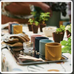 گلدان دکوری ایکیا مدل daksjus کد 7099 مجموعه 4 عددی