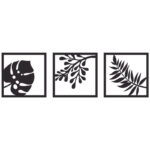 دیوارکوب مدل هاوایی کد A-HW005 مجموعه 3 عددی