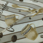 رومیزی رزین تاژ طرح قهوه کد 220