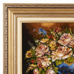 تابلو فرش دستباف سی پرشیا مدل گل در گلدان کد 903948