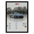 تابلو مدل ماشین آئودی AUDI RB