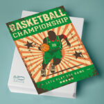 پوستر صبا طرح طرح کلاسیک بسکتبال کد 21