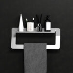 طبقه حمام مدل آویز حوله لوسی