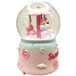 گوی موزیکال مدل پمپی Sweet طرح کراسل حیوانات دوست داشتنی کد PA1623.2.200