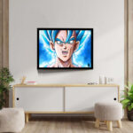 تابلو مدل dragon ball super saiyajin کد F-12003