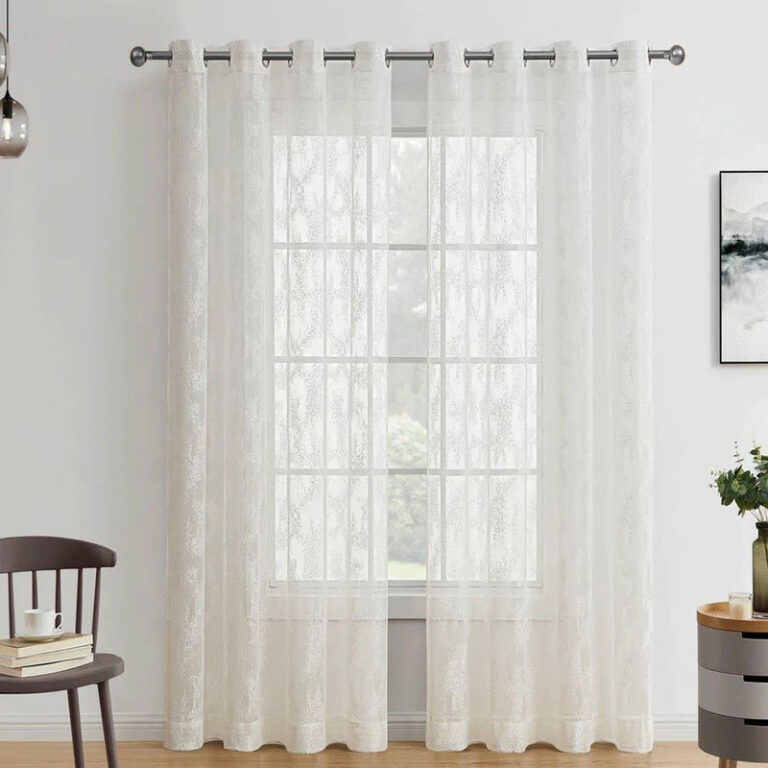 پرده تیکو دکو مدل تور راشل سایز 140x280 سانتی متر