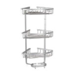 استند حمام مدل کنج حمام طرح 3 طبقه