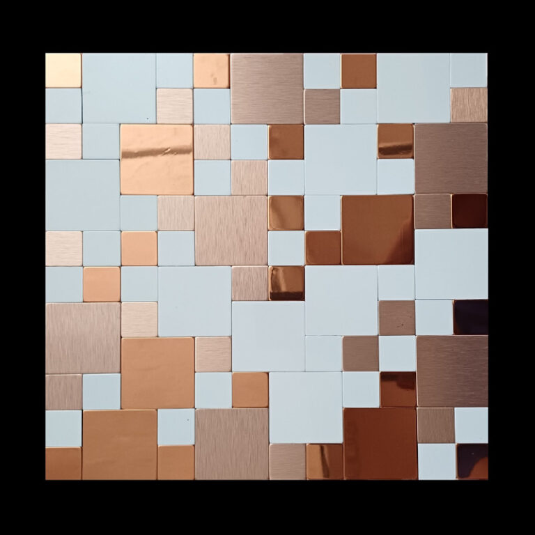 دیوارپوش مدل تایل بین کابینتی پشت چسبدار کد 20080 بسته 11 عددی