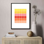 تابلو مدل Sunset gradient کد 248901807