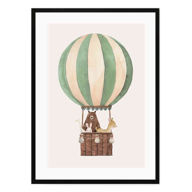 7e36cd12123b2da2ae4b92511de65b64 تابلو مدل Green balloon ride کد 248901789