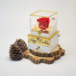 جعبه موزیکال مدل رزجاودان طرح Happy Birthday