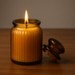 شمع دست ساز مدل کهربا