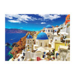 پازل 1000 تکه یوروگرافیکس پازلز مدل 6000-0944 Oia Santorini Greece