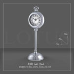 ساعت رومیزی لوتوس مدل 804 SILVER