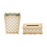 ست سطل و جای دستمال کاغذی مدل Umbrella_195