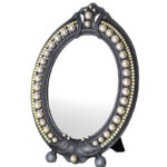 آینه رومیزی مدل بیضی النا