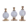 شمعدان مدل چیدا مجموعه 3 عددی