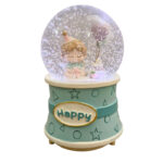 گوی موزیکال مدل پمپی پسر و کیک تولد طرح Happy کد A01