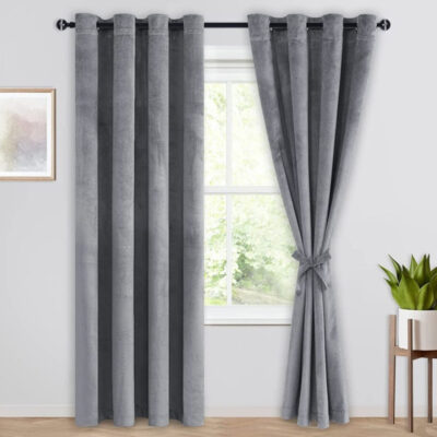 پرده پرندک مدل مخمل کالیفرنیا سایز 140x280 سانتی متر