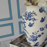 دکوری مدل گلدان طرح چکاوک کد 010