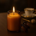 شمع دست ساز مدل کهربا