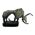 مجسمه مدل گاو وحشی مومیایی