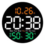 ساعت دیواری دیجیتال مدل ریموت کنترل دار کد DS-5501