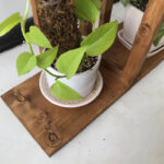 استند گلدان روستیک دکور مدل I2