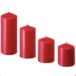 شمع ایکیا مدل fenomen مجموعه 4 عددی