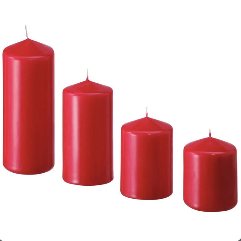 شمع ایکیا مدل fenomen مجموعه 4 عددی