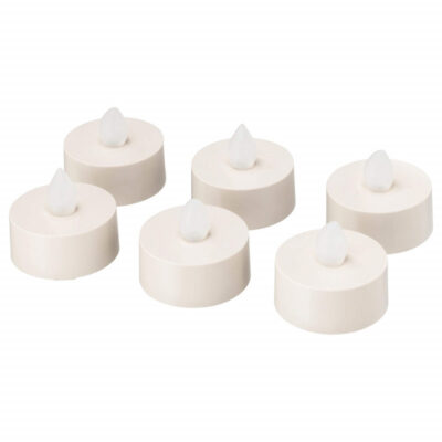 شمع ال ای دی ایکیا مدل godafton بسته 6 عددی