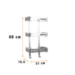 قفسه حمام دلفین مدل FK-V3-w